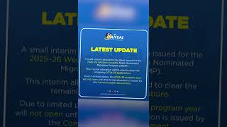 LATEST UPDATEWestern Australia State Nominated Migration Program 2025–26 Interim Allocation Released