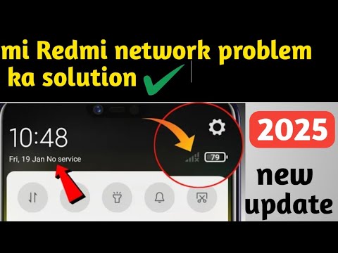 Mi Redmi Network Problem 2025 | Sim No Service Problem | Network Not Showing Problem Fix