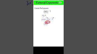 How To Solve Negative Exponent Math Problem   #maths, #mathproblem