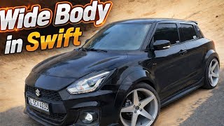Revealing North India’s 🇮🇳1st Wide Body swift😱!!250+colour shades of PPF✅!!8”inches MidRange🔊