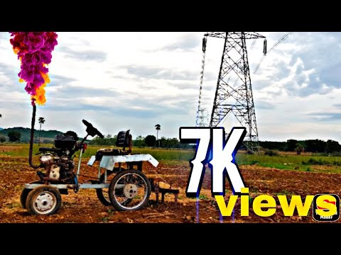 mini tractor cultivation  tractor  #agriculture innovation #tractorlovers #jugad #trending