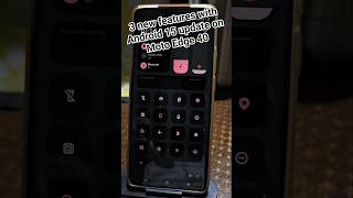 New features in Motorola hello UI Android 15  #motoedge40