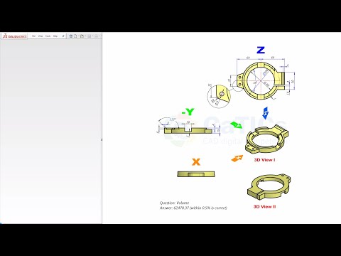 SolidWorks Practice/Exercise For Beginners - Basic Tutorial - Part Features (06 - L01)