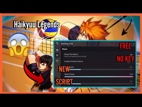 🏐🔥*NEW* Haikyuu Legends SCRIPT (AUTO WIN, INF YEN, HITBOX, AND MORE) *NO KEY*