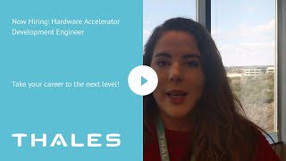 Now Hiring: Hardware Accelerator Development Engineer Take your career to the next level!
