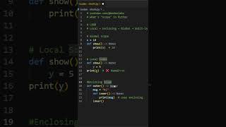 Python on Speed ⚡: 25. Scope in Python