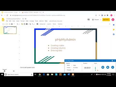 MySQL For Kids : Creating a Table and Entering Data.