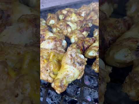 Alitas de pollo a la barbacoa (ASMR) #alitasdepollo #barbacoa