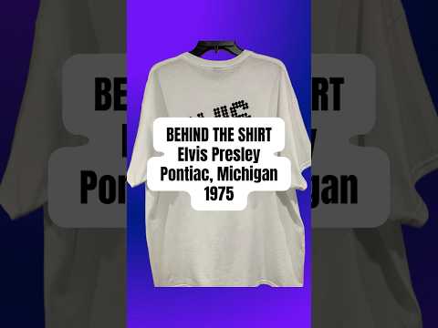 BEHIND THE SHIRT - Elvis Presley at Silverdome 1975 #elvis #elvispresley #classicrock #silverdome