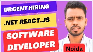 .NET and  React.js Software Developer Fresher Jobs In Delhi Software Developer.NET React.js Urgent