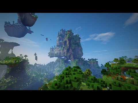 Minecraft Extreme FPS Test : NoCubes Mod + Shader + Amplified (+Graphic Glitches)