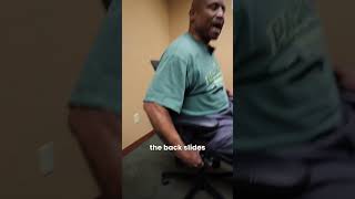 Office Chair Adjustment Guide #OfficeErgonomics #ChairSetup #OfficeTips