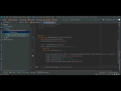 How to show a Notification android Studio tutorial| Java | simple notification | Hindi