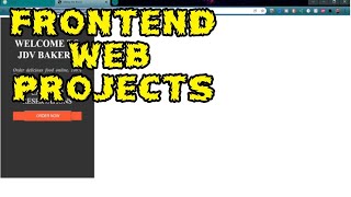 Frontend Web Dev Projects By John Davis V