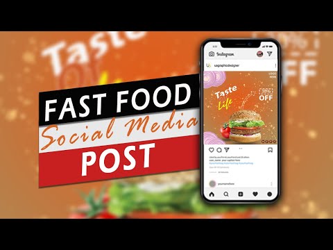 Tutorial For Fast Food Business Post | Photoshop Tutorial 2022