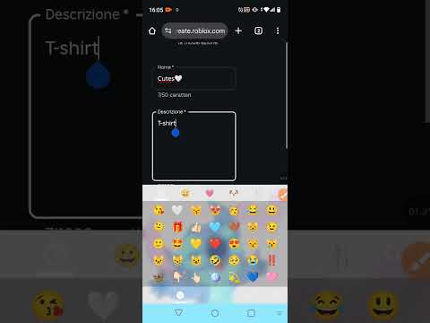 COME FARE LE T-SHIRT SU ROBLOX!!