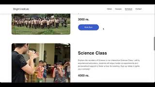 🚀 Built an Educational Institute Website in Just 4 Days | TaskDriftAI Web Development Success