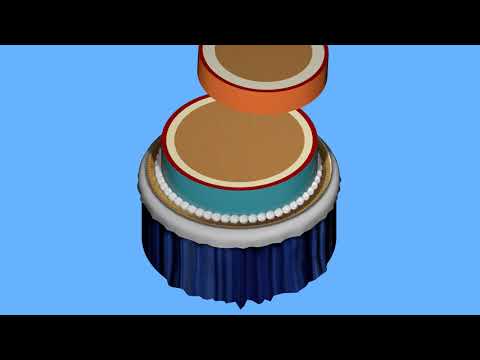 3D Cake with Animation