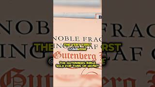 The Very First Gutenberg Bible Sold To Pawn Shop For Enormous Price #pawnshop #rare