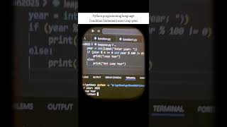 💻 Python Coding Life 🐍“Mastering if, elif, else#PythonProgramming #CodingLife #PythonTips #IfElse 📌