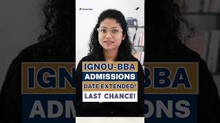 ➡️IGNOU BBA Admission 2024 Last Date? IGNOU Online Distance BBA | BBA Application Form? #bba #shorts