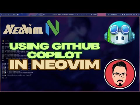 Using Github Copilot in neovim with lazyvim setup.