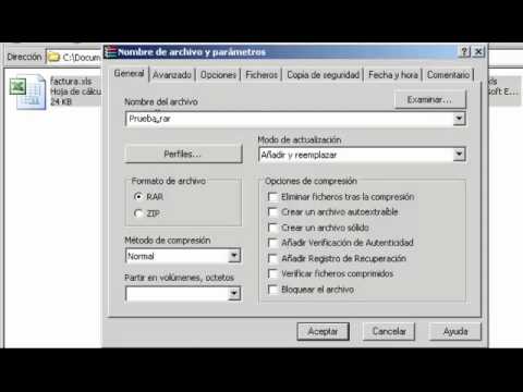 Como comprimir y descomprimir archivos con WInrar