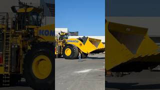 The Komatsu WE2350, the largest wheel loader. #miningmachinery #heavyequipment