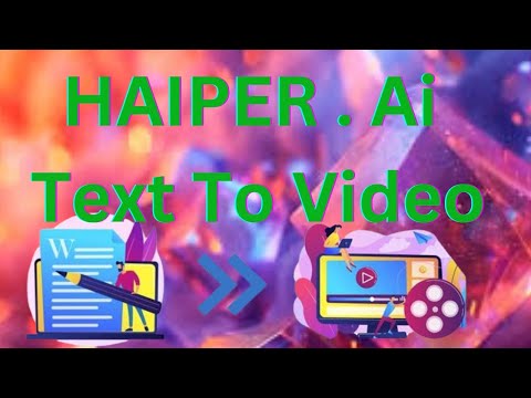 HAIPER . Ai  | New Text To Video Tool #ai #aitools #tamil