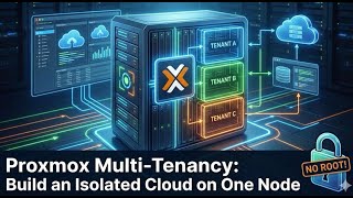 Proxmox Multi-Tenancy: Build an Isolated Cloud on One Node (No Root!)