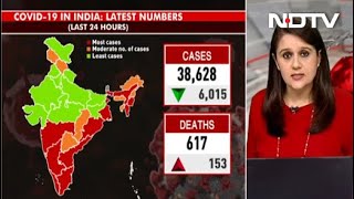 Coronavirus Cases : 38,628 Fresh Covid Cases In India, Nearly 13% Lower Than Yesterday