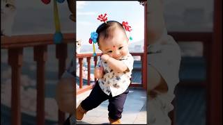 Cute baby funny dance🕺 #ai #aidance #funny #funnydance #cutebaby