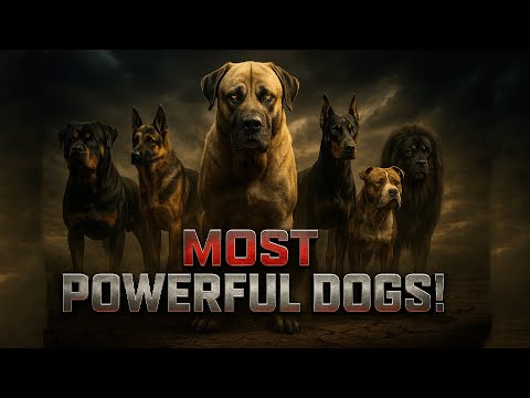 🐾 15 Most Powerful Dogs in the World 🔥 | Strongest & Most Fearless Dog Breeds