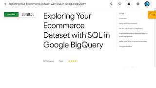 Exploring Your Ecommerce Dataset with SQL in Google BigQuery