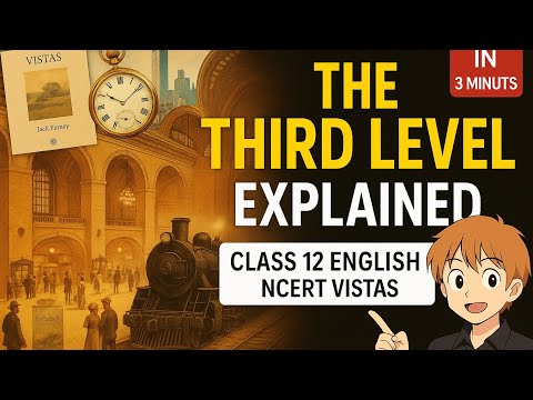 The Third Level Class 12 | Full Chapter Explanation in 3 Minutes | NCERT Vistas