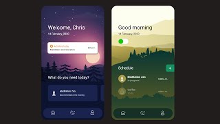 HTML/CSS Speed Coding (mindfulness app)