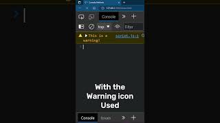 Console Methods in JavaScript #shorts #javascript