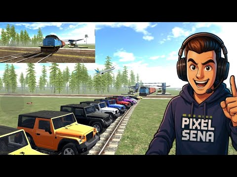 Indian Bike 3D का सबसे Crazy Challenge! ट्रेन से कारें बचाने की जंग! 💥#indianbike3d #gta