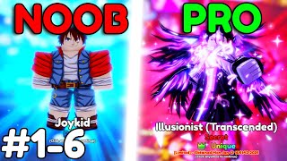 NOOB TO PRO EP 1-6 | COMPLETING ANIME ADVENTURES... (The Movie)
