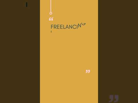 Freelancing: Turning your passion into a paycheck. #freelancing #freelancinglife