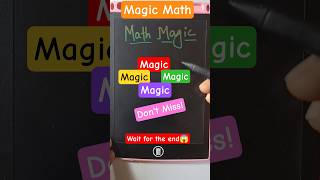 Math Magic Trick 😱 | Think of any number in your mind #shorts #maths #mathmagic #funnyyoutubeshorts
