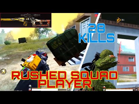 I RUSHED SQUAD PLAYER PUBG MOBILE