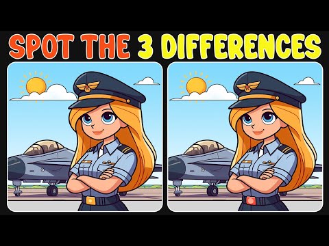 Spot The Difference : Find 3 - A Real Brain Teaser | Find The Difference #59