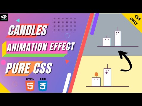 CSS Candle Animation using HTML & pure CSS | How to make candle in HTML & CSS - Coder Ranger.