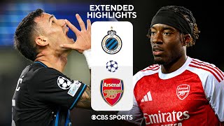 Club Brugge vs. Arsenal: Extended Highlights | UCL League Phase MD 6 | CBS Sports Golazo