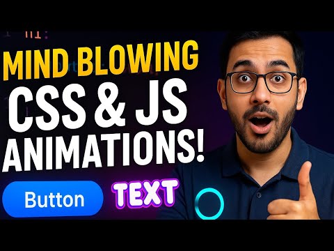 Mind Blowing Animated website| CSS &JS | Animations Code