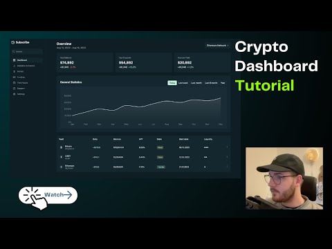 Create a Professional Cryptocurrency Dashboard from Scratch | React & Next.js Tutorial