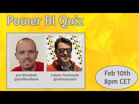 Power BI Quiz with Lukasz Pawlowski