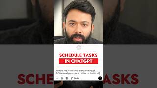 🔥 Schedule task in ChatGPT #ai #chatgpt #openai