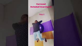 Carrousal-Exercise-21#swissball#stepbysteplearning#carrousal#spine#abs#core#youtubeshort#challenge